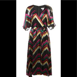 Alice and Olivia chevron dress